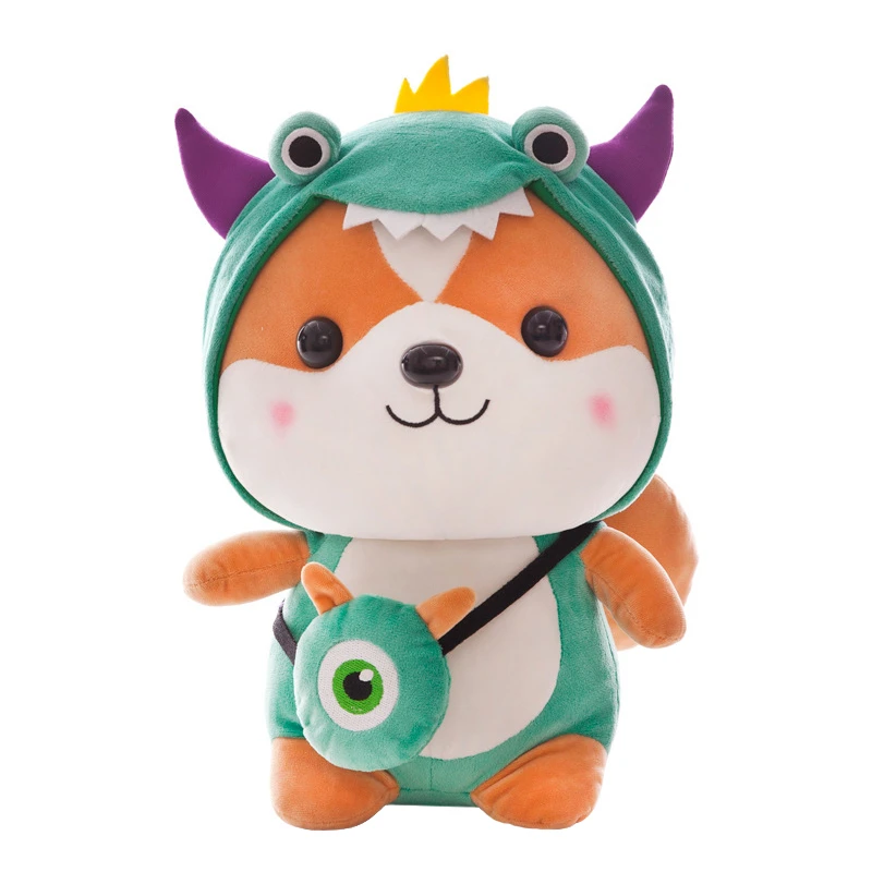 漫画クリエイティブなっ恐竜かわいいリスぬいぐるみ着て恐竜蜂蜜粉末ヘラジカ服リスぬいぐるみキッズギフト Stuffed Plush Animals Aliexpress