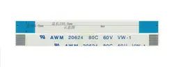 WZSM Новый FFC FPC Гибкий плоский кабель 0,5 мм шаг 9 Pin 50 мм 100 мм 150 мм 200 мм 250 мм 300 мм 350 мм 800 мм вперед AWM 20624 80C 60 В