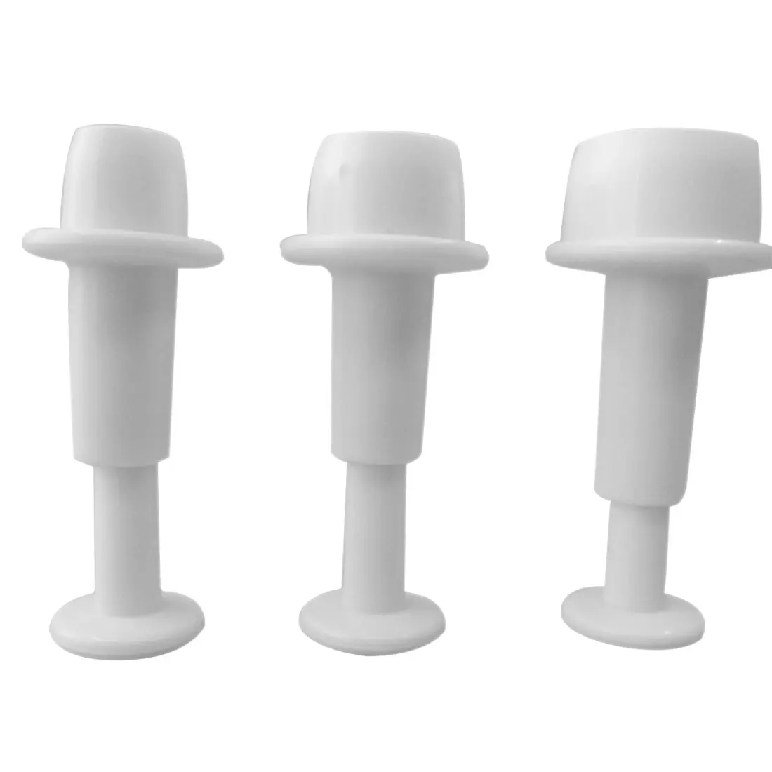 

New Arrival 3PCS Round Circle Fondant Cake Mold Cookie Paste Plunger Cutter Decorating Mould