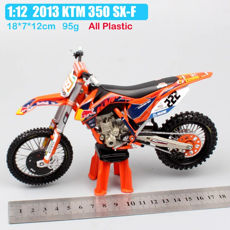 1/12 KTM 350 SXF SX-F мотоциклистов 222 Tony Cairoli MX1 масштабная модель мотоцикла под давлением Миниатюрная модель redbull и автомобиль игрушки автомобили