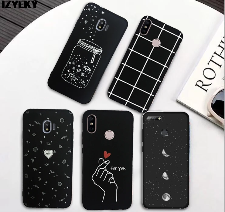 

IZYEKY for meizu U20 U10 A5 M5C m3 m5 m6 note Pro 6 case moon space bear cover for meizu MEIZU 16 16th 15 Plus Lite X 16X