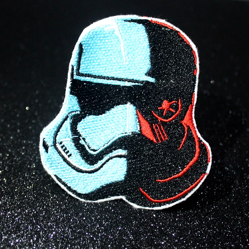 

Pulaqi Star Wars Patch Stripe Iron-on Clothing Patches For Clothes Punk Embroidered Patch On Clothes DIY Tactical Applique F