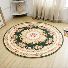 AOVOLL ковры для гостиной, Классический Королевский мягкий круглый коврик для спальни, для детской комнаты, домашний ковер, напольный коврик для двери, тонкий коврик