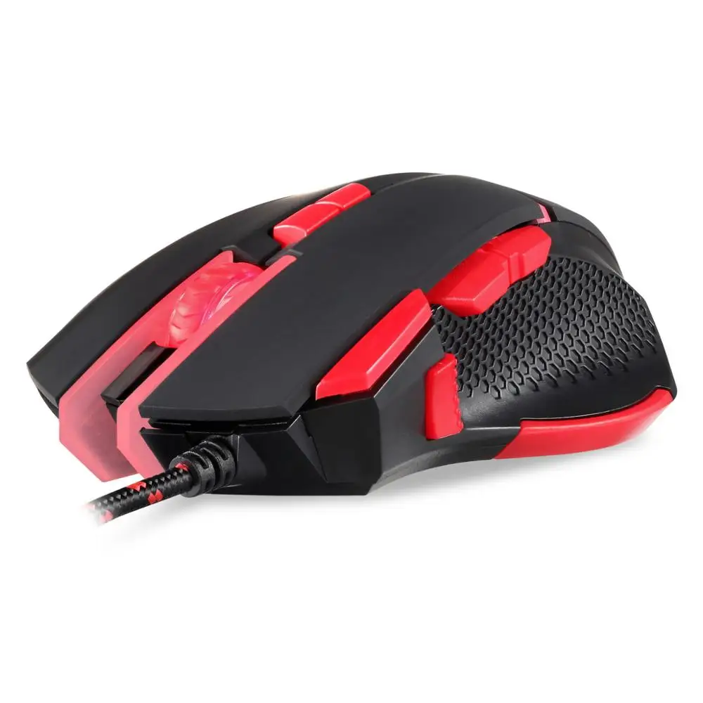 MOTOSPEED V18 Проводная игровая мышь 4000 DPI 9 кнопок светодиодный светильник кнопка