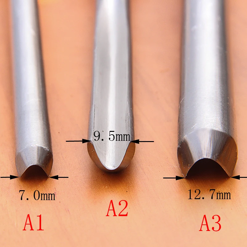 Высокоскоростной стальной деревообрабатывающий нож, чаша, долото, круглый нож, 3 размера, деревянный токарный инструмент