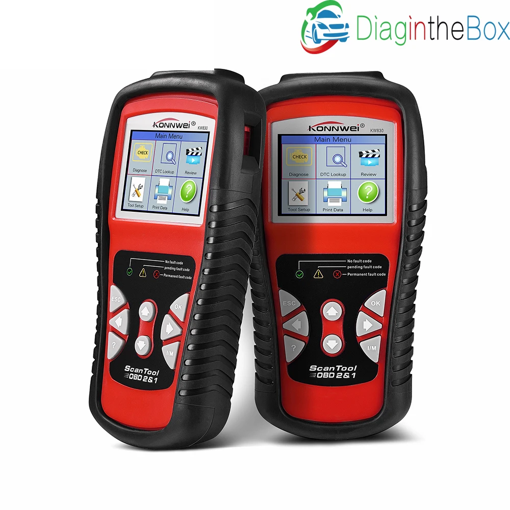 

KONNWEI KW830 OBD2 ODB2 Automotive Scanner for Car Diagnosis Universal Auto Fault Error Code Reader ODB2 Car Diagnostic Scanner