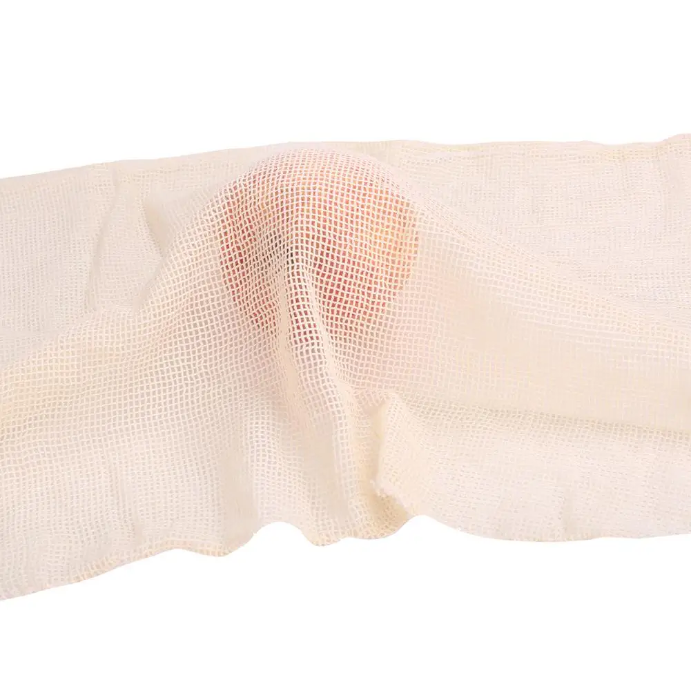 Reusable Cotton Vegetable Mesh Bags For Grocery Storage Fruit Vegetable Toys Storage Bags With Drawstring Machine Washable