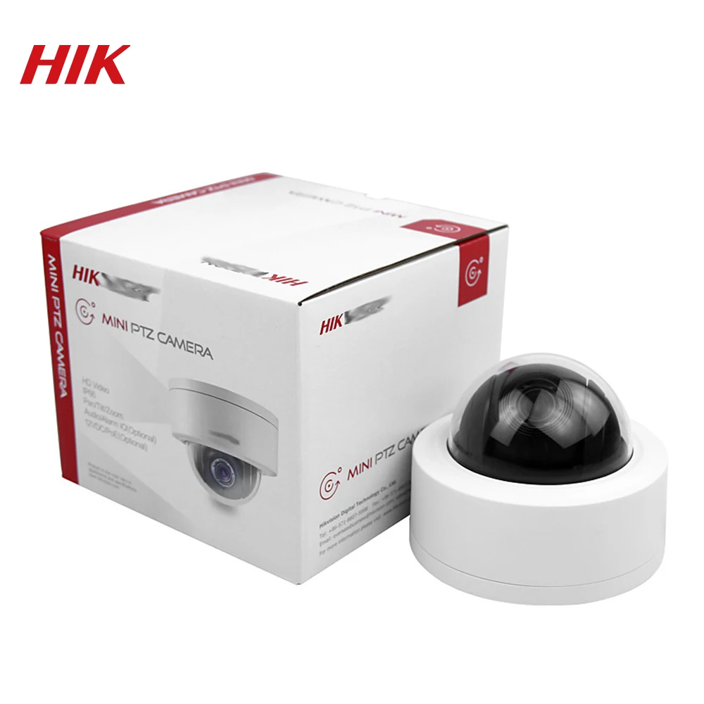 Hikvision PTZ камера DS-2DE3304W-DE 3MP IP Сетевая купольная IP камера Камера 4X Оптический зум 2-полосная аудио Поддержка Ezviz удаленного просмотра