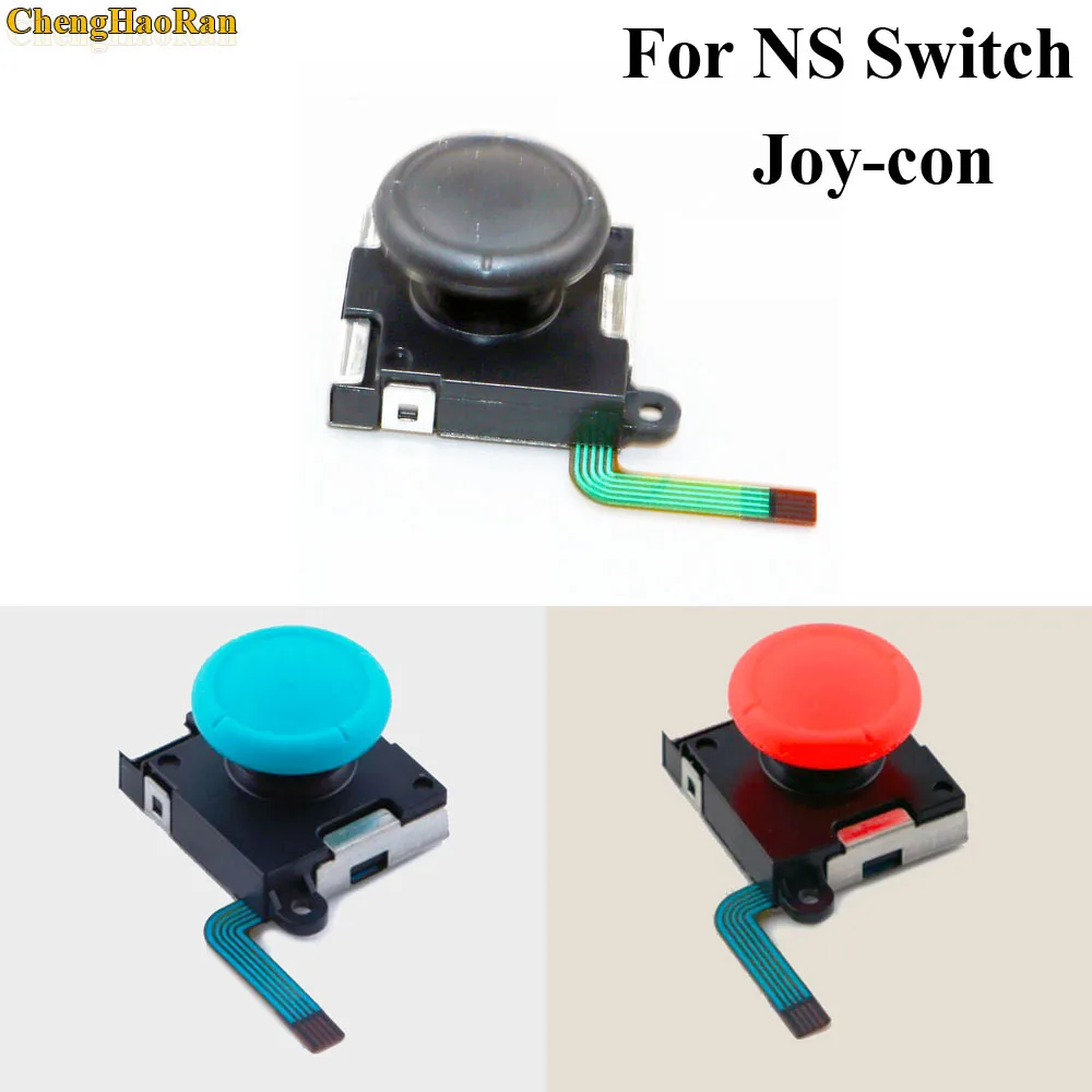 

10pcs Green Blue Flex cable for NS Switch 3D Analog Joystick Thumb Sticks Sensor replacement for NS Joy-Con Controller Analog