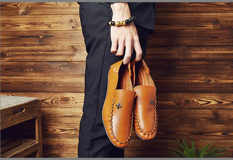 Мужская Мода кожаные лёгкие кожаные туфли типа мокасин мужская повседневная обувь мокасины из ткани Оксфорд Белая Свадебная обувь человек вечерние Туфли на плоской подошве для вождения