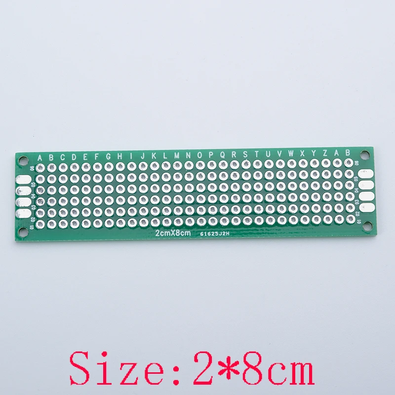 

PCB double side tin plate distance 2.54MM 2*8CM Universal board double Side Copper prototype for Arduino