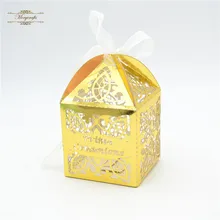 Prima comunione лазерная резка крест пользовательские партии Подарочные коробочки с бесплатной лентой