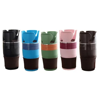 

1x Car Cup Holder Universal Rotatable Practical Design Multifunctional Car Rotary Storage Cup Stand Drinking Bottle Holder