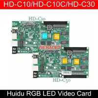 WERALED First Choice Huidu Asynchronization HD-C15/HD-C15C/HD-C35 Full Color LED Video Card ,Can add wireless WIFI/3G/4G modular
