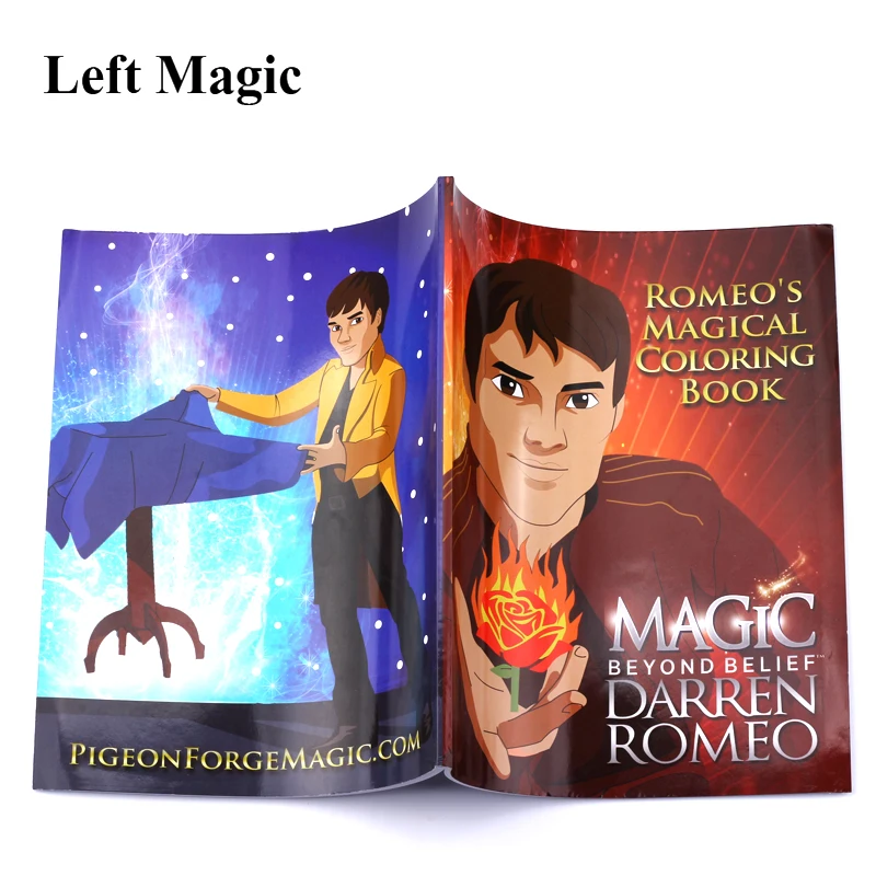 

A Fun Magic Coloring Book - Large Size(27.5cm*21cm*0.7cm) Magic Tricks Best For Kids Gimmick Mentalism Stage Funny