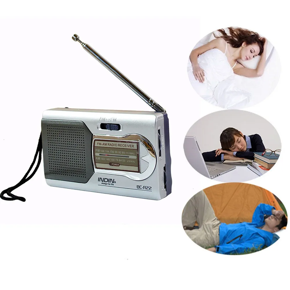 HIPERDEA беспроводной радио простой Soild мини портативный карманный AM/FM телескопическая антенна с питанием от батареи радио приемник Apr19