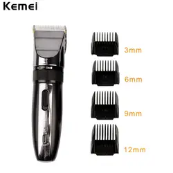 Kemei Профессиональная стрижка Керамика лезвие бритвы бритья электрический триммер для стрижки волос машинок для стрижки волос триммер