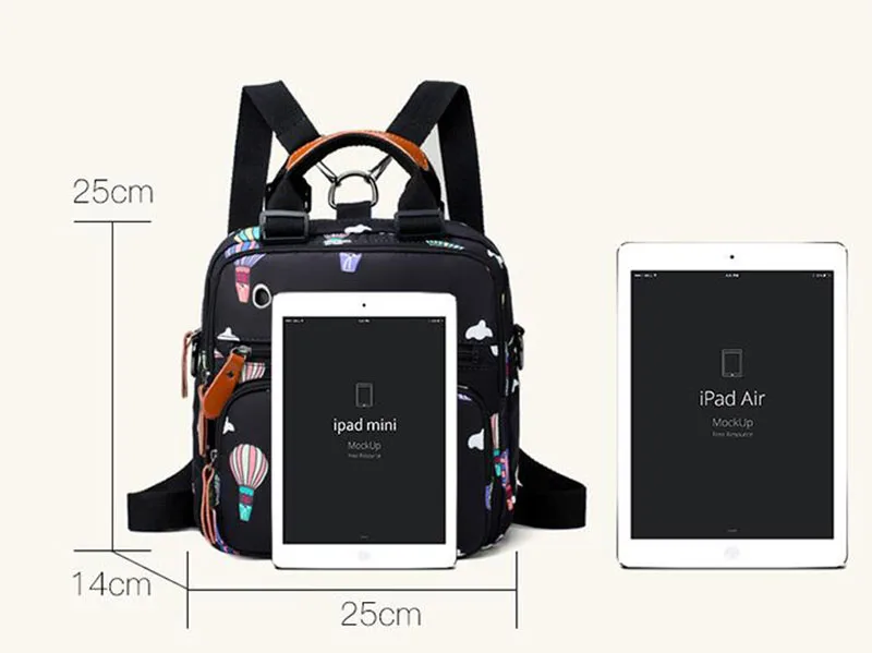 MOTOHOOD Baby Diaper Bag Backpack Mother Maternity Bags With Insulation Bag Fashion Hot Air Balloon Printing Baby Bag Organizer  (11)