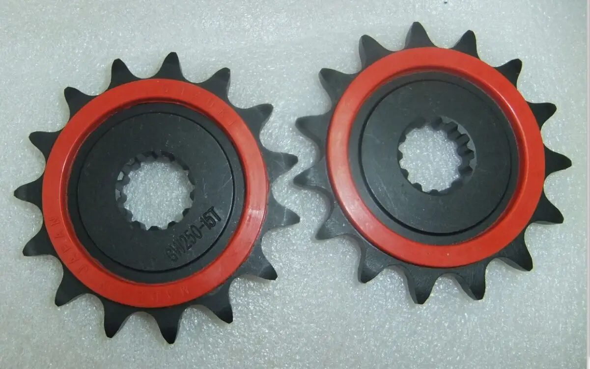 

High Quality Silent Durable ENGINE SPROCKET Black Color Front Sprocket 15T fit for INAZUMA GW250 27510-48H10-000 GW 250 GSR250S