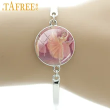 TAFREE/брендовые Элегантные Очаровательные браслет балерины; цвет розовый; женские балетки для танцев; очаровательные женские красные туфли на высоком каблуке; тапочки; ювелирные изделия; NS390