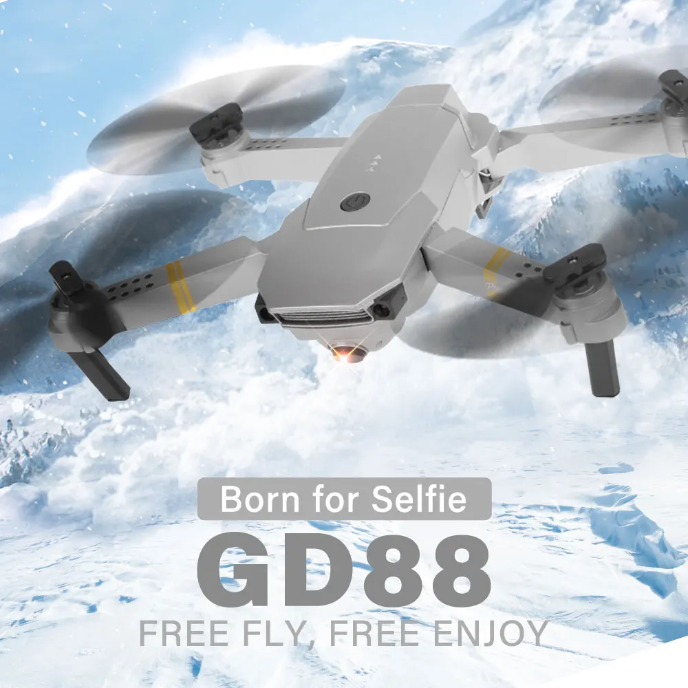 

GOOLRRC GD88 RC Drone WiFi FPV Wide-angle Altitude Hold Intelligent Foldable With 1080P Camera RC Quadcopter Helicopter Toys