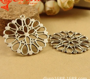

A3645 free shipping 40pcs/bag size 33*33mm "laminate" pendant charms Antique Alloy Jewelry finding for necklace charm