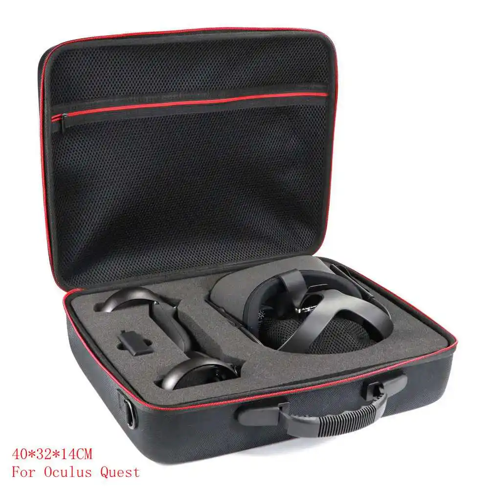 TopNewest Eva Hard Travel Bag Protect Cover Storage Box Cover Carry Case For Oculus Quest Virtual Reality System And Accessories - Цвет: type 3