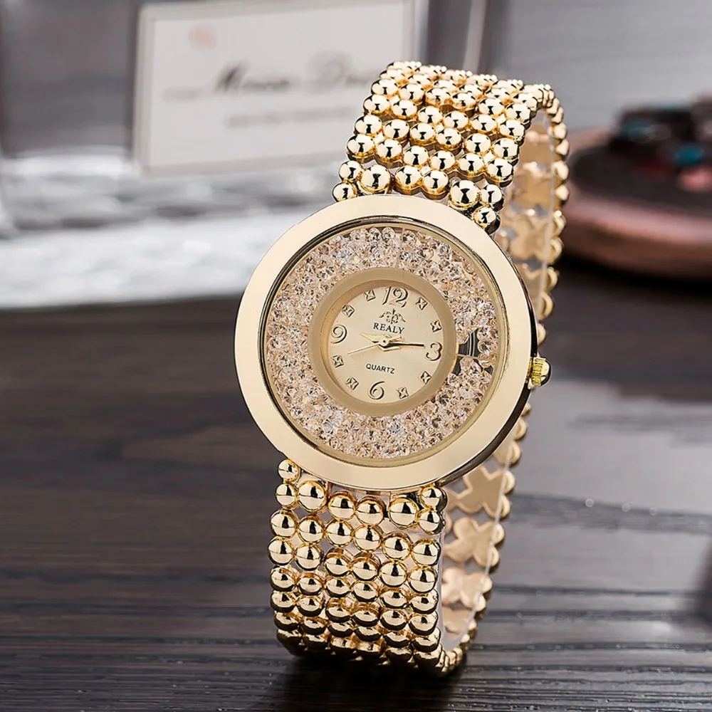 Reloj Mujer для женщин Diamond Watch Blng Bling нержавеющая сталь Аналоговые кварцевые наручные часы леди роскошные Rinstone Wtaches золото Clcok