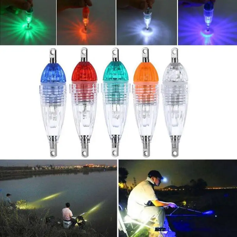 Mini LED Flashing Deep Drop Fishing Squid Underwater Fish Lure Light  Lamp outdoor fishing Accessories