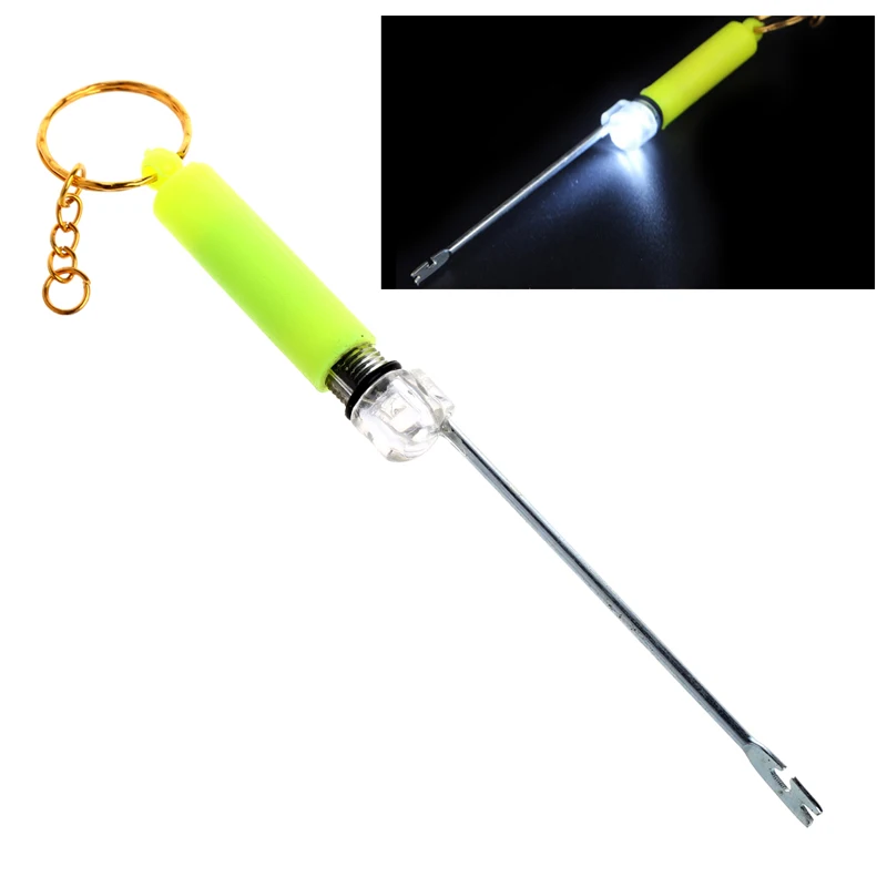 

LED light Hook detacher Fishing Hook Detacher Remover Extractor Device Tackle Accessory With keyring
