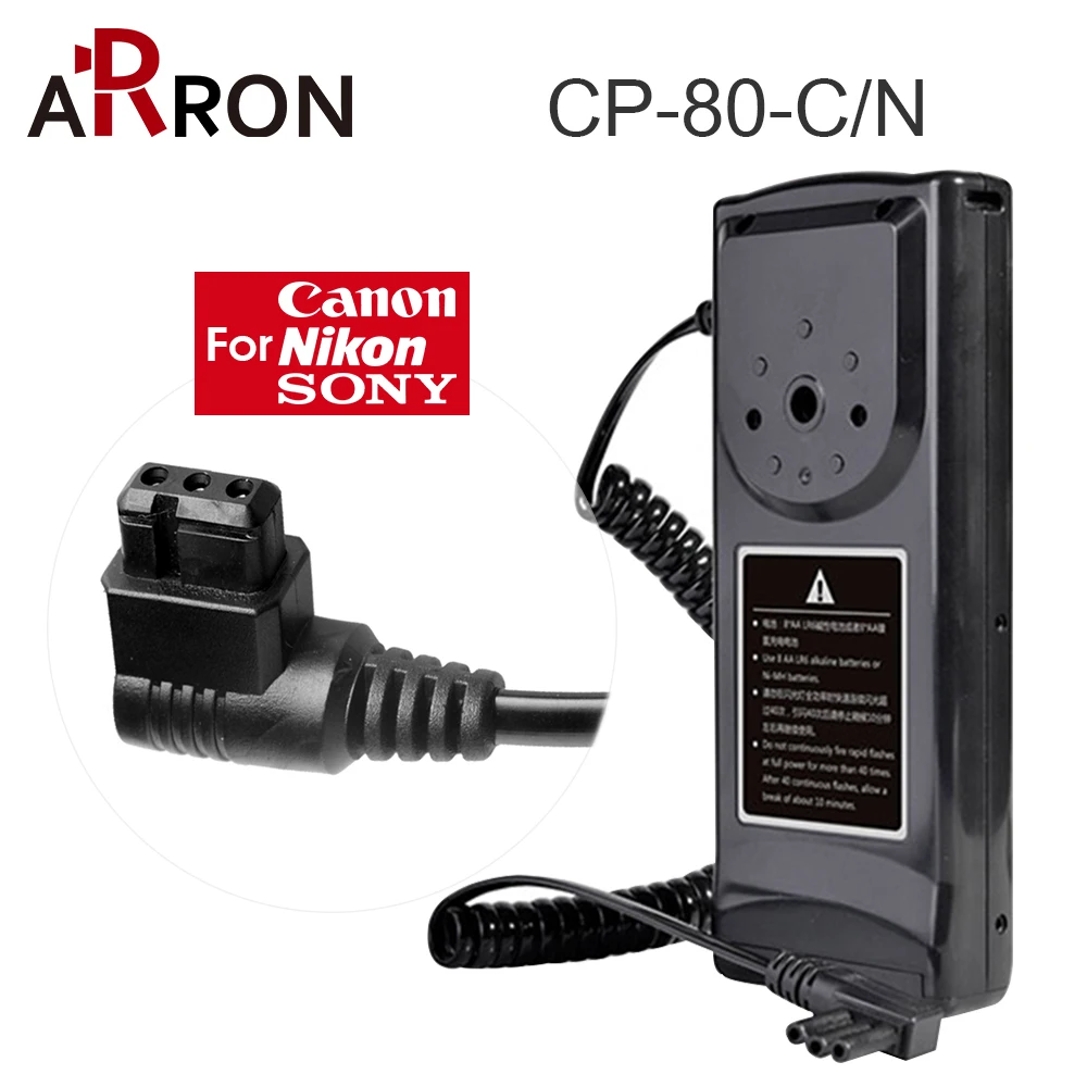 Arron Godox CP 80 External Flash Battery Pack For Canon 550EX 580EX II