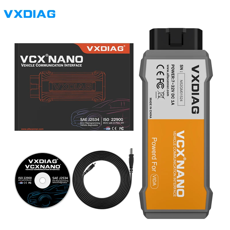 Новый диагностический инструмент VXDIAG VCX NANO для Volvo с многоязычной функцией чем Vida