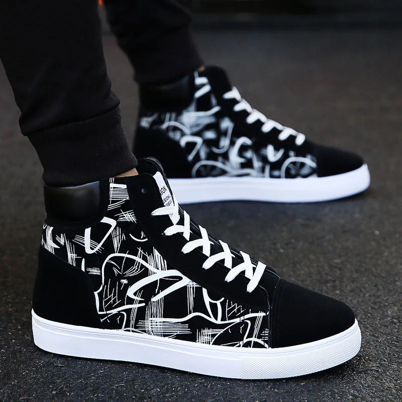 Fashion Men Shoes New Men Casual Shoes High Top Sneakers Men Shoes Sneakers Quality Mens Sneakers | AliExpress