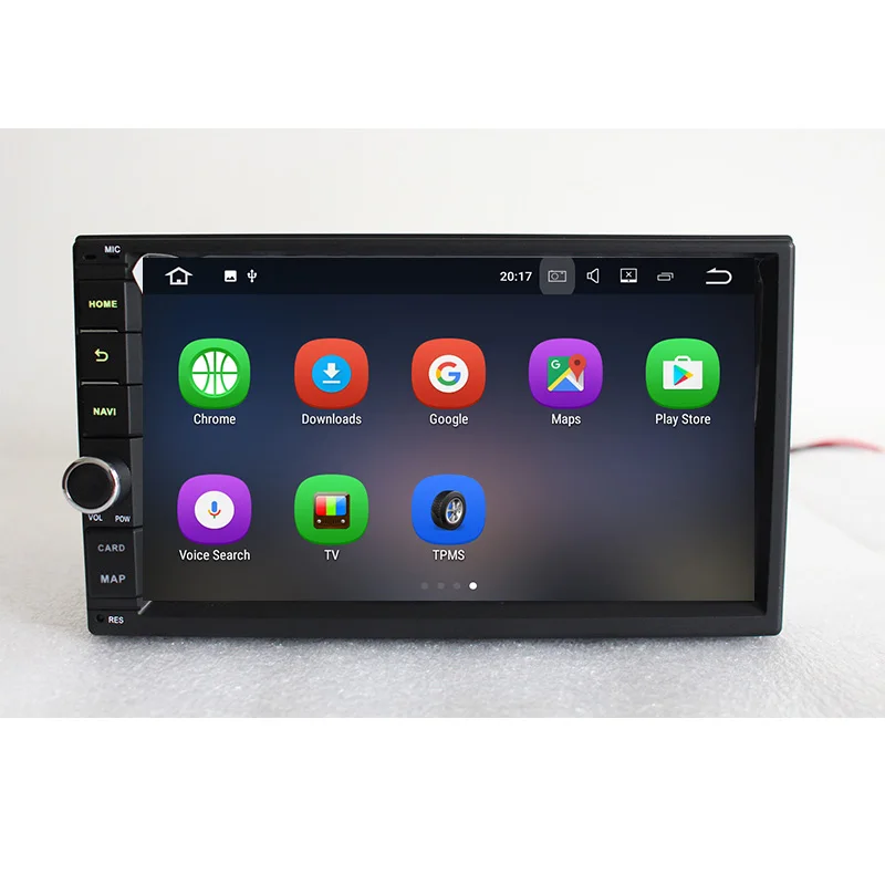 Excellent Aoluoya Android 7.1 2 DIN Universal CAR DVD GPS PLAYER For Universal Nissan Tiida Qashqai Hyundai Accent Verna Tunson Elantra 2