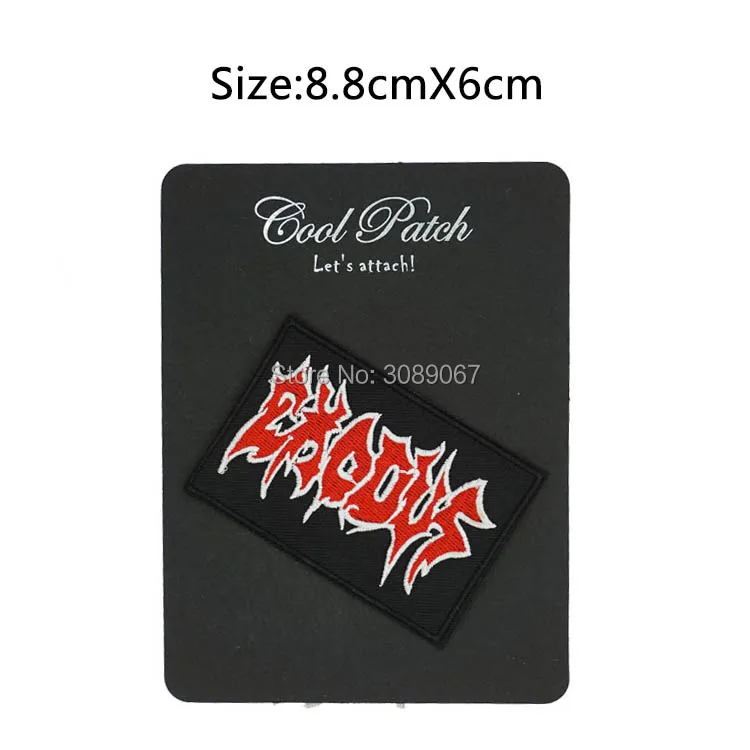 

EXODUS Heavy Metal Band Music sewing embroidery patch scrapbooking accessories Rock Punk Badge