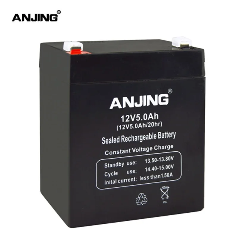 12V 5AH запечатанный Аккумулятор для хранения детей настольный светильник уличный