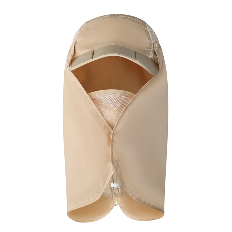 

Outdoor Foldable Quick Dry Fishing Caps Quick Dry Nylon 360 Degree Sunshade UV Protection Face Mask Ear Neck Cover