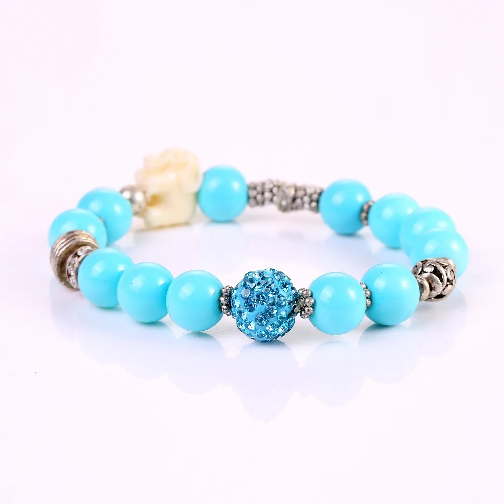 Julie Trendy Cute Statement Charms Bracelets Bangles Natural Stone
