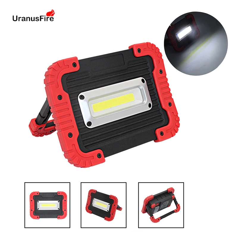 

10W COB Portable Lighting Lanterns 4400mah rechargeable Camping lamp led usb outdoor night work light Hunting Lantern flashlight