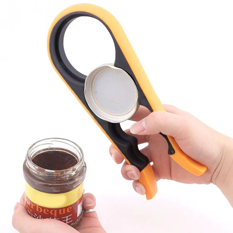 Multifunctional Kitchen Tools 4 in 1 Jar Opener Wrench Creative Screw