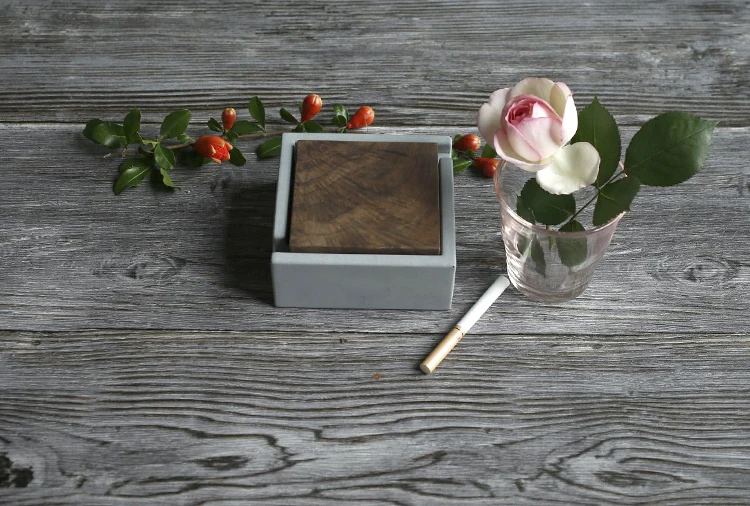 Цементная пепельница для пепельницы гостиницы|ash tray|decorative ashtrays |