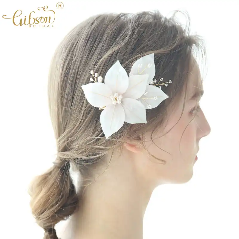 simple flower headpiece