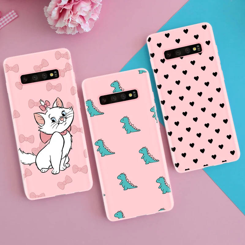 

Candy Pink Silicone TPU Case For Samsung A70 A50 A40 A30 S6 S7 Edge S8 S9 S10 S10e A9S A9 Star Pro Plus 2018 Note 5 8 9 Case