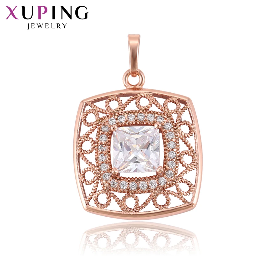 Xuping старинная/Королевская подвеска квадратной формы очаровательные