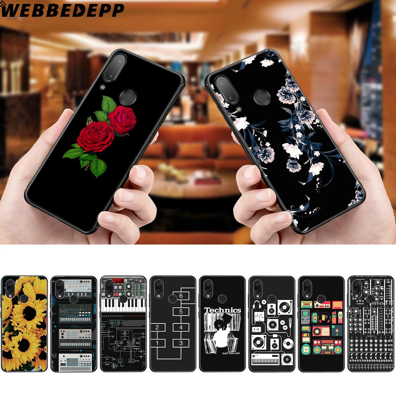 WEBBEDEPP DJ phonograph Music Soft Case for Xiaomi Redmi K20 7A 4A 4X 5 5A 6 6A S2 Note 8 4 7 Pro Plus Prime |