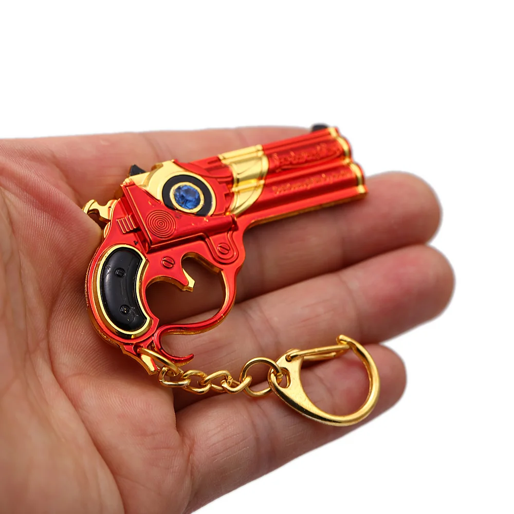 ベヨネッタキーホルダー金属合金銃のおもちゃペンダントクリスタルキーリングバッグチャームキーチェーンllaverosゲームジュエリー キーホルダー Aliexpress