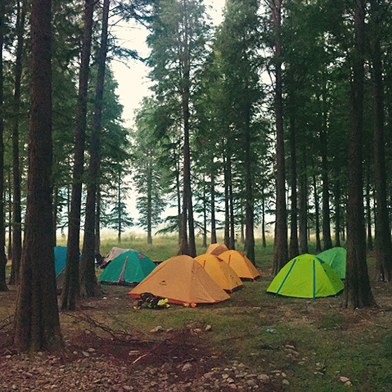NatureHike 3 человек семья Кемпинг палатка двойной слой водонепроницаемый сезона