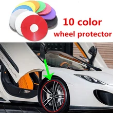 Rotella di automobile di protezione adesivo decorativo striscia anti-graffio rim tape/pneumatico cura di protezione di goccia di copertura barca auto a forma di modifica