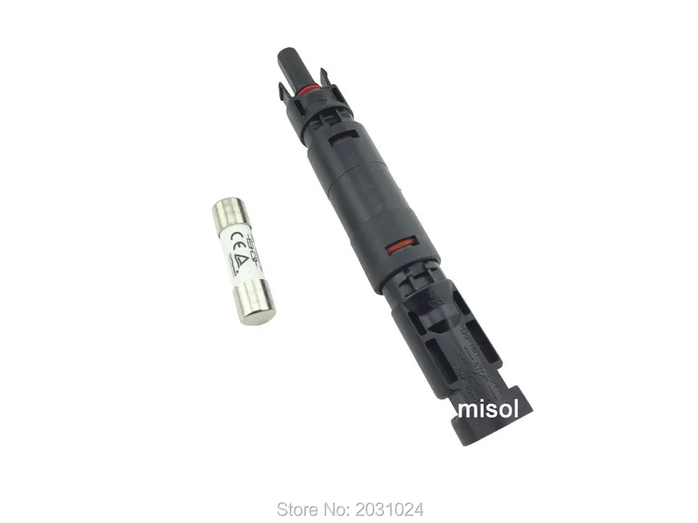 

1 unit of PV solar fuse 10a 1000VDC fusible 10x38 gPV, with holder MC4 connector