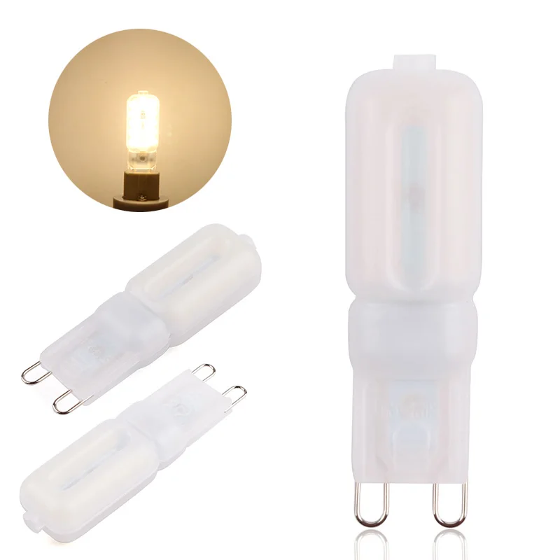 G9 2835SMD 22 светодиодный 5 Вт ПК скрабы оболочка 110V/220V светильник лампа для Кухня